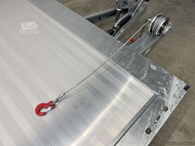 Reboque plataforma e transportador universal Martz GT Plateau 450/2 S 3,5T Alu Plattform/Universalt