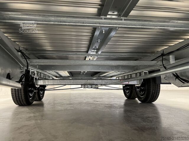 Reboque plataforma e transportador universal Martz GT Plateau 450/2 S 3,5T Alu Plattform/Universalt