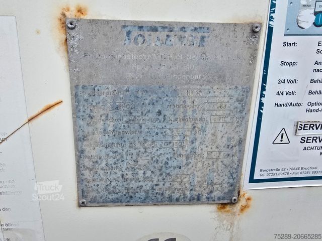 Abrollkipper Tollense Presscontainer Presse Abrollcontainer