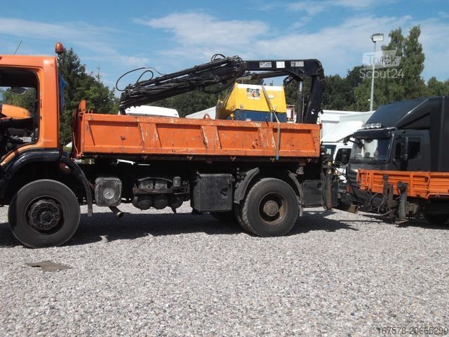 Pašizgāzējs kravas automašīna MERCEDES-BENZ AXOR 1828 Kipper/ Kran/ANH Kipper
