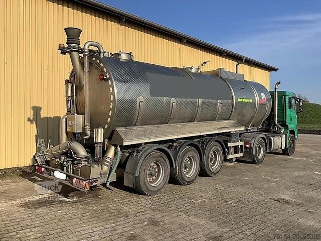 Srutų technologija Wienhoff MAN TGS 19.360 4x4 mit Wienhoff 3-Achs Tanksattelauflieger
