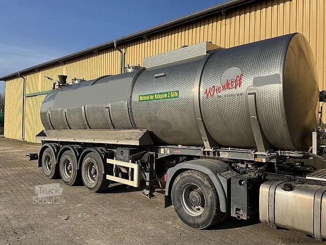 Srutų technologija Wienhoff MAN TGS 19.360 4x4 mit Wienhoff 3-Achs Tanksattelauflieger