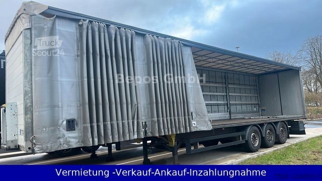 Atvira puspriekabė su tentu SCHMITZ CARGOBULL SCS 24/L - 13.62 EB Speed Curtain-2x Lift