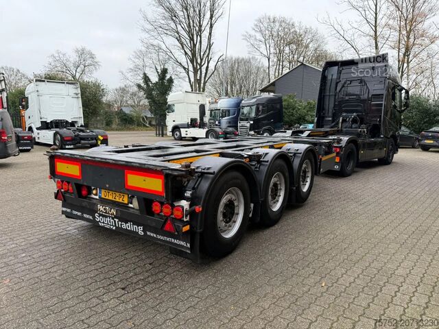 Transporte de contentores Pacton 2x20/30/40/45 FT Multi Liftas SAF Schijfremmen ...