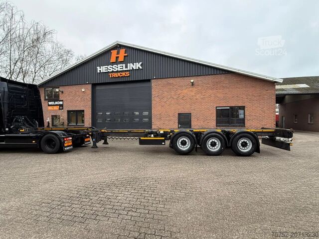 Transporte de contentores Pacton 2x20/30/40/45 FT Multi Liftas SAF Schijfremmen ...