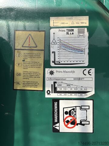 Vorkheftruck Prins Maasdijk Prins Tiger XL stage 5