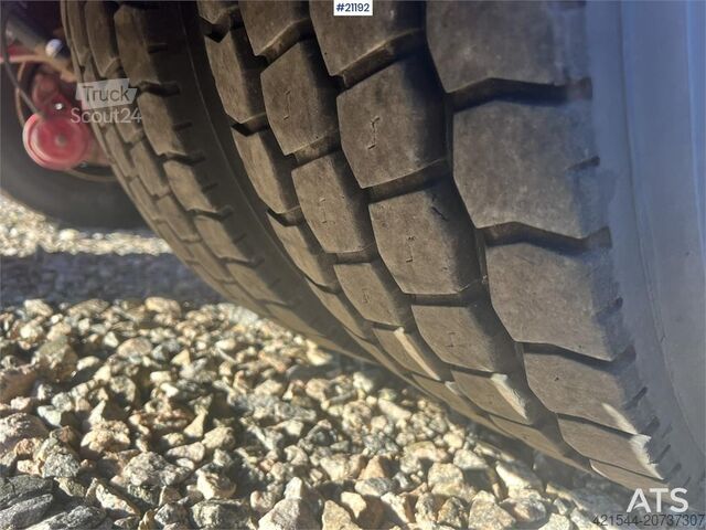 Transport av containrar Närko 4 axle container trailer