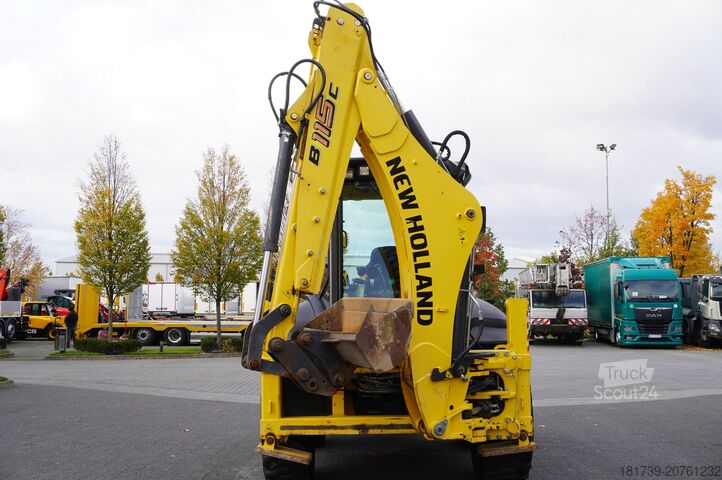 Kazici yükleyi̇ci̇ New Holland B 115 C backhoe loader / 1000 MTH !