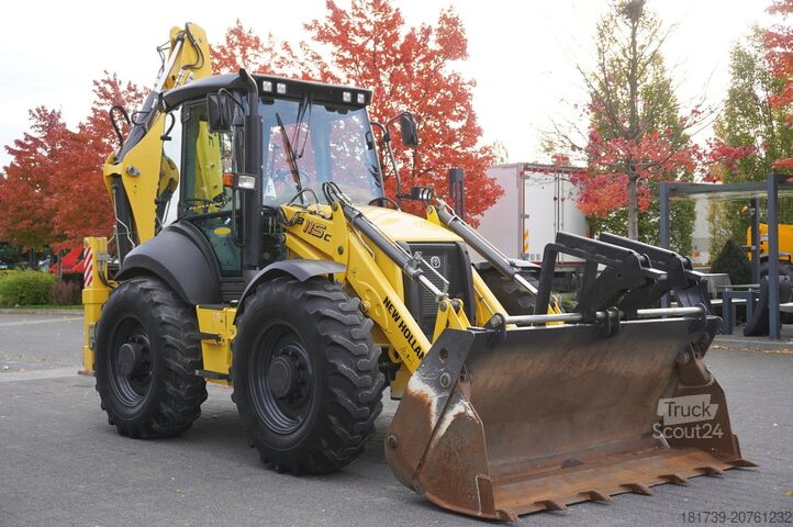 Kazici yükleyi̇ci̇ New Holland B 115 C backhoe loader / 1000 MTH !
