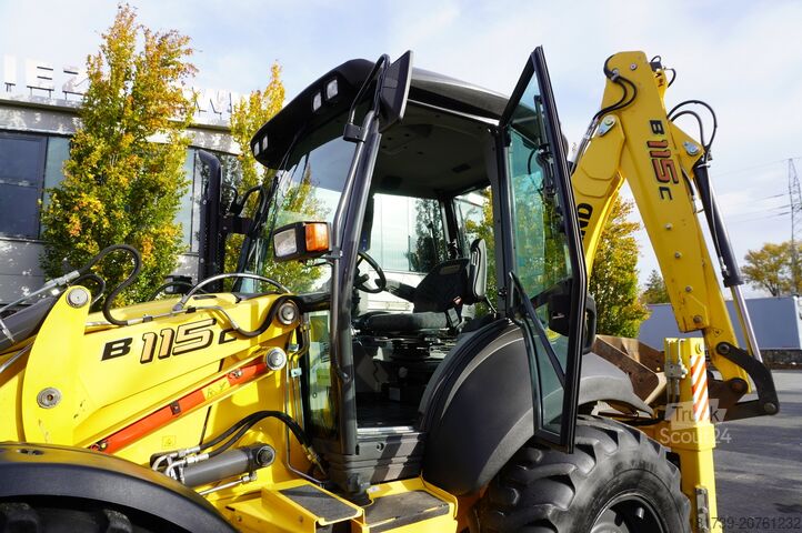 Kazici yükleyi̇ci̇ New Holland B 115 C backhoe loader / 1000 MTH !