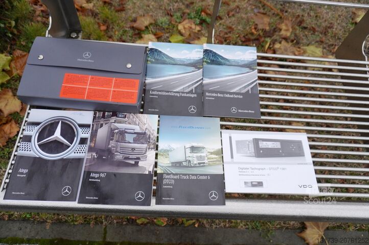 Vinçli araç taşıyıcı kamyon Mercedes-Benz Atego 818 / New Galvanized