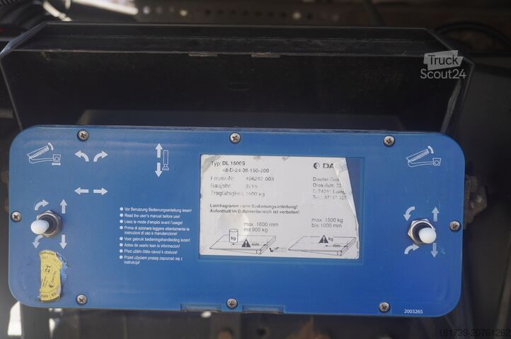 Konteyner Mercedes-Benz Atego 818 / Box superstructure / DAUTEL