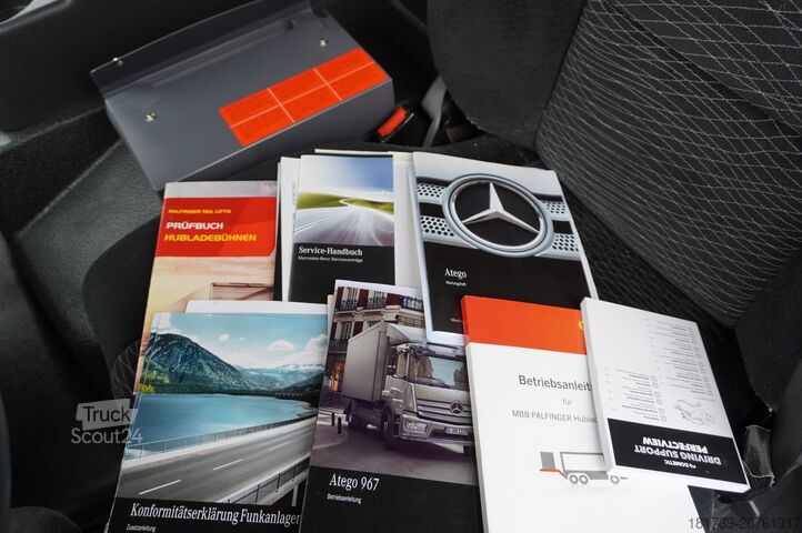 Mercedes-Benz Atego 816 4×2 / konteyner Mercedes-Benz Atego 816 E6 4x2 / container / 15 pallet