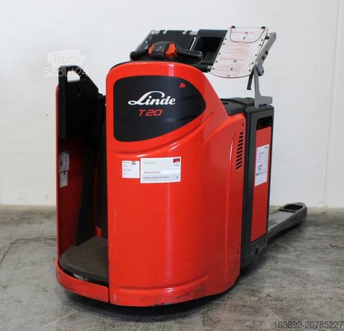 Električni paletni voziček s stoječo platformo Linde T 20 SP 131-08