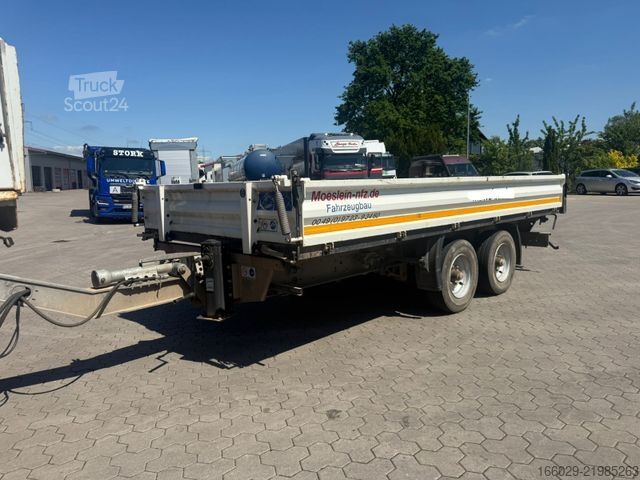 Кран-манипулятор на шасси грузовика IVECO 140E250 Kipper mit HIAB Kran inklusive Anhänger