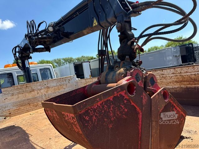 Трехсторонний самосвал IVECO 140E250 Kipper mit HIAB Kran inklusive Anhänger