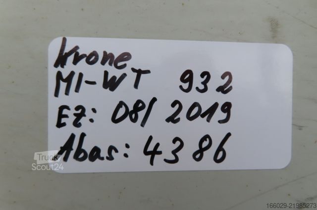 Otvorený náves KRONE Stahlmattenauflieger