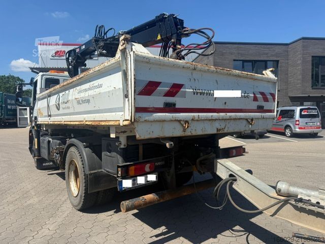 Самосвал IVECO 140E250 Kipper mit HIAB Kran inklusive Anhänger