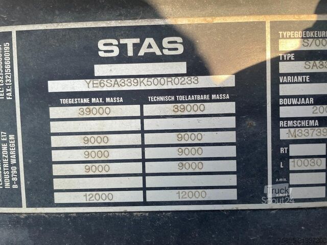 Volquete Stas SA339k 32m3 Tipper / Mercedes Axles / Discbrakes