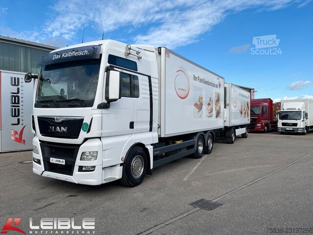 Camion caisson MAN TGX 26.480 6x2*Fleisch/Rohr*Meat*Komplettzug*