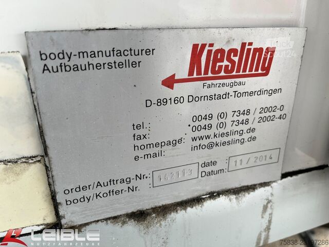 Camion caisson MAN TGX 26.480 6x2*Fleisch/Rohr*Meat*Komplettzug*