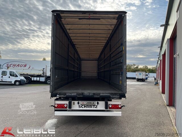 Öppen semitrailer med kapell SCHMITZ CARGOBULL SCB*Standard Tautliner*Liftachse*Code XL*
