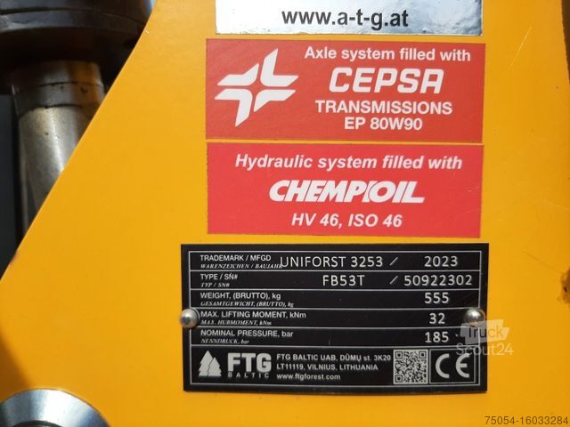 Remorcă pentru buşteni  Uniforst 6.34
