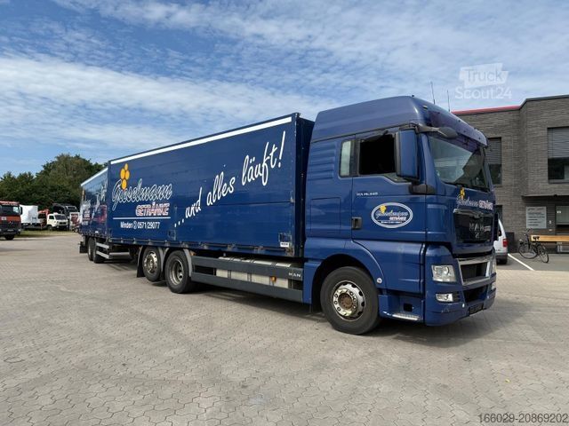 Kassevogn MAN TGA  Schwenkwand-Getränkeaufbau incl. Anhänger