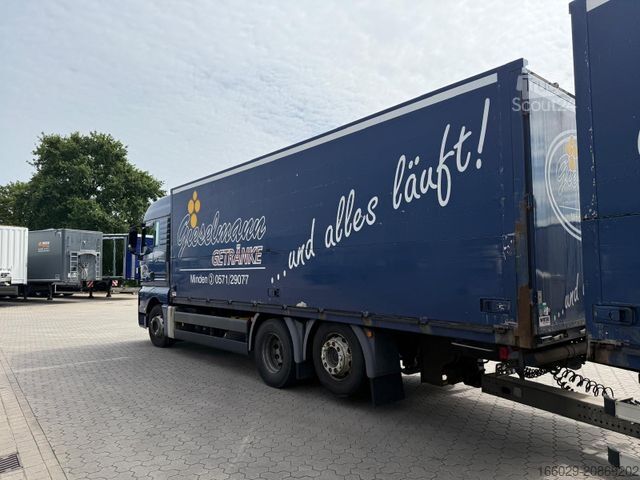 Kassevogn MAN TGA Schwenkwand-Getränkeaufbau incl. Anhänger
