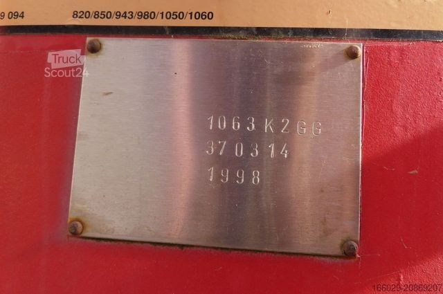 Remolque roll off  Krancontainer HMF 1063