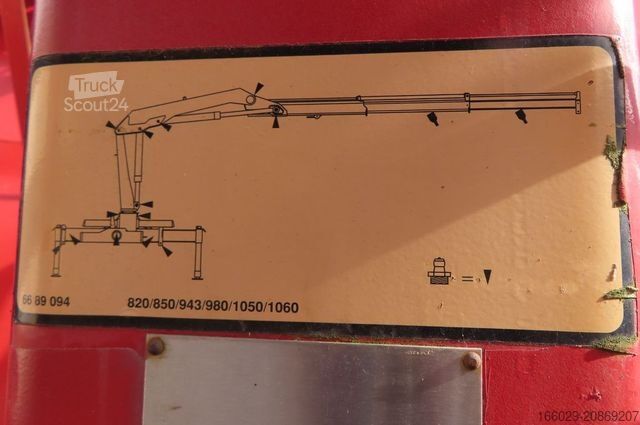 Remolque roll off Krancontainer HMF 1063