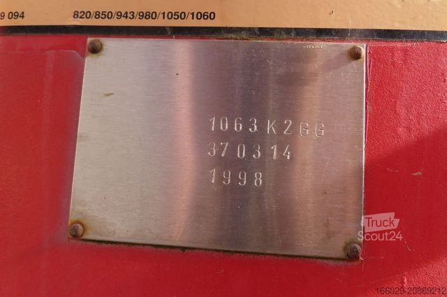 Swap chassis trailer  Krancontainer HMF 1063