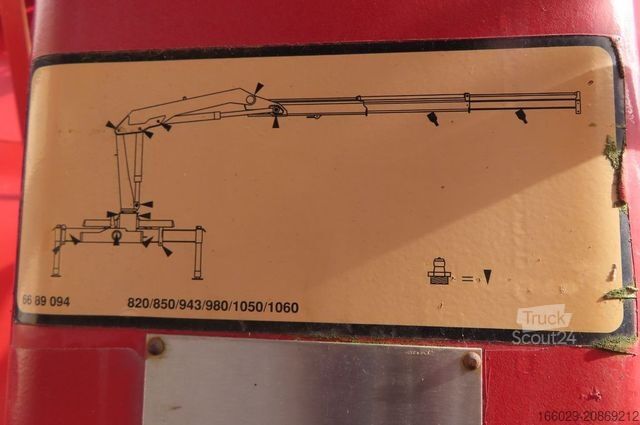 Swap chassis trailer Krancontainer HMF 1063