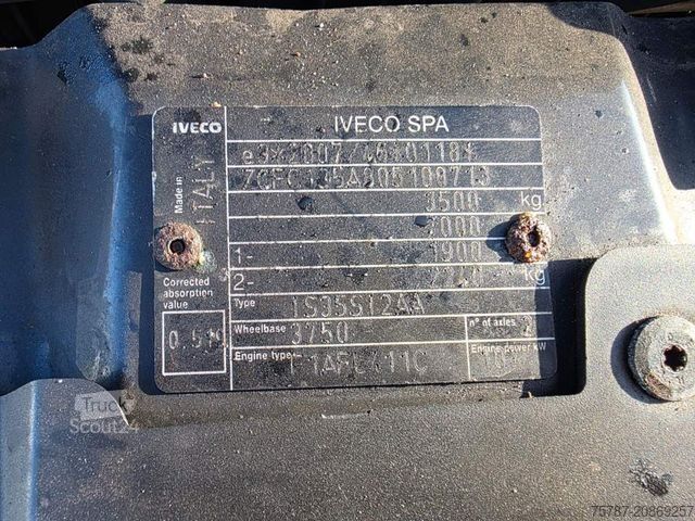 Vrachtwagen met bakwagen IVECO 35S15/ 35-150 Koffer, Klima, manuelle Schaltung