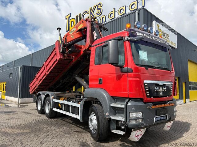 System för krokarm MAN TGA 26.400 + PALFINGER PK12.000 + TIPPER + CONT...