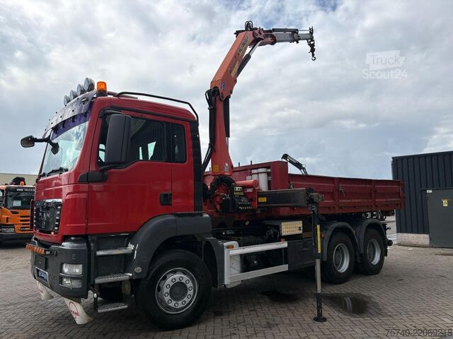 System för krokarm MAN TGA 26.400 + PALFINGER PK12.000 + TIPPER + CONT...