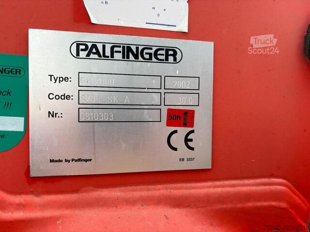 System för krokarm MAN TGA 26.400 + PALFINGER PK12.000 + TIPPER + CONT...