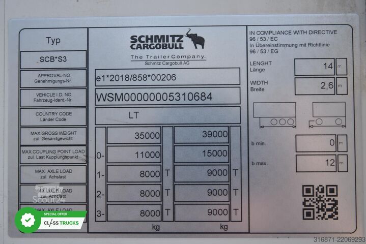 Rashladna poluprikolica SCHMITZ CARGOBULL SKO FP 45 ThermoKing SLXi 300