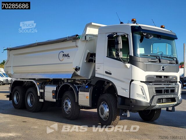 Sklápač Volvo FMX 500 8X6 NEW! 18m3 KH-Kipper Steelsuspension...