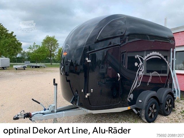 Prikolica za prevoz konj BÖCKMANN Master WCF incl. Mittelpfostentrennwand