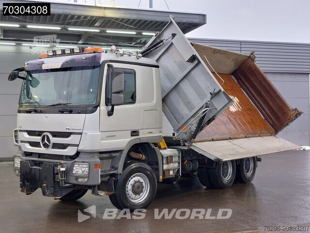 Tipper cu 3 fețe Mercedes Actros 3351 6X6 9m3 Meiller 3-side tipper Big-A...