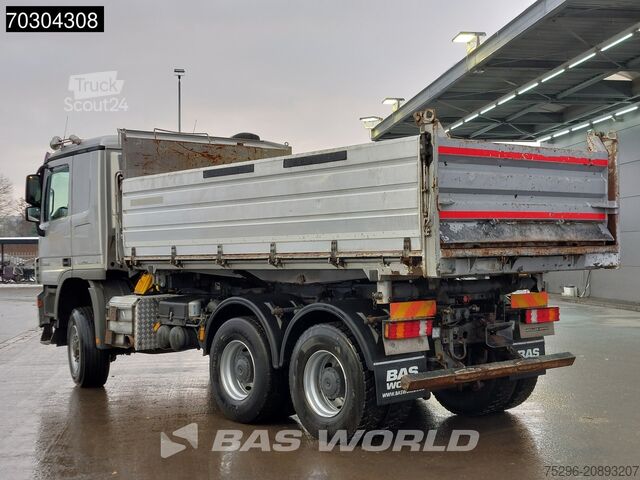 Tipper cu 3 fețe Mercedes Actros 3351 6X6 9m3 Meiller 3-side tipper Big-A...