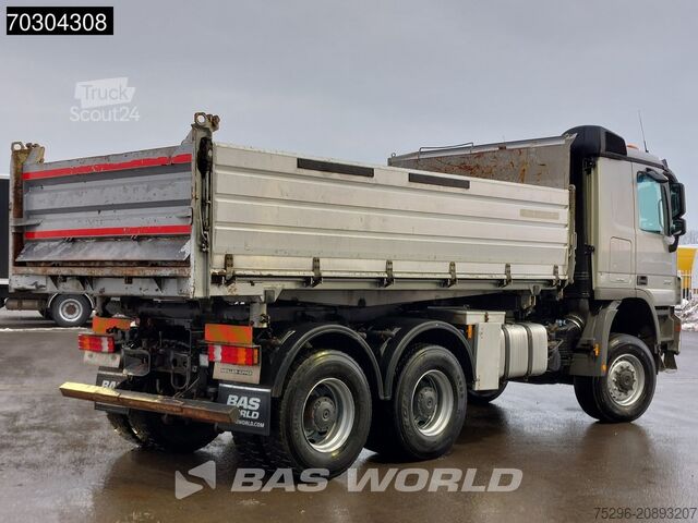 Tipper cu 3 fețe Mercedes Actros 3351 6X6 9m3 Meiller 3-side tipper Big-A...