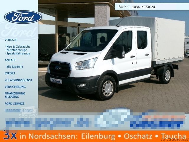 Pick-up panelvan FORD Transit Doka Pritsche 350 L2 Trend 130PS 4x4 AHK