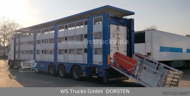 Boskapsbil VOLVO FH 460 Mega mit Finkl 3 Stock Hubdach