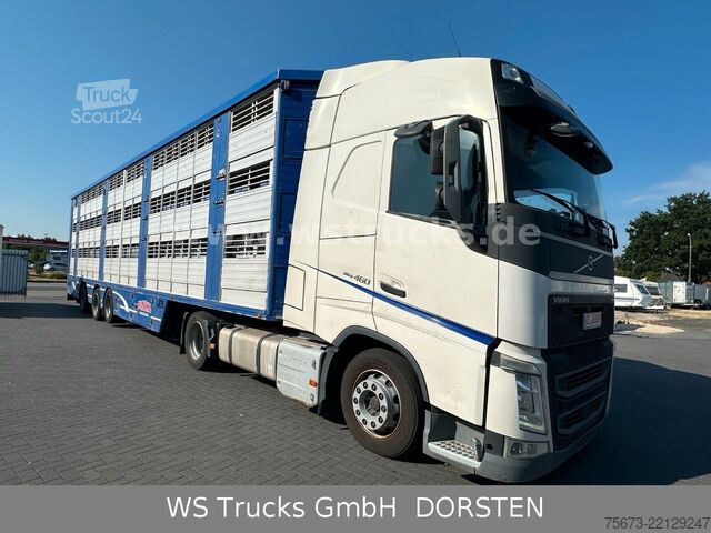 Boskapsbil VOLVO FH 460 Mega mit Finkl 3 Stock LOF möglich