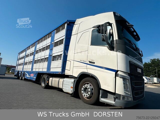 Boskapsbil VOLVO FH 460 Mega mit Finkl 3 Stock LOF möglich