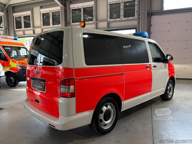 Ugunsdzēsēju automašīna VOLKSWAGEN T5 2.0 4Motion 4x4 ALLRAD*NEF*NOTARZT*AUTOMATIK*