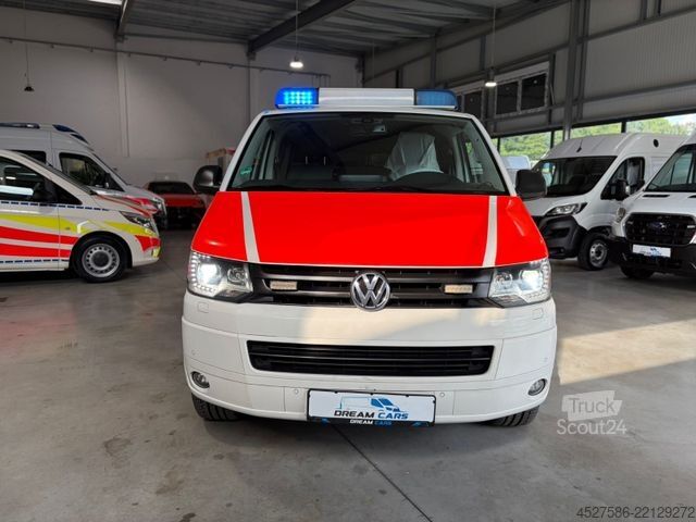 Ugunsdzēsēju automašīna VOLKSWAGEN T5 2.0 4Motion 4x4 ALLRAD*NEF*NOTARZT*AUTOMATIK*