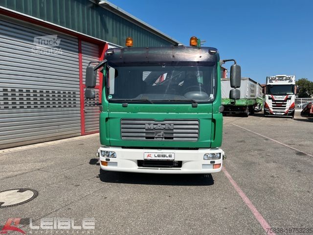 Fourgon pick-up MAN TGL 8.180*Hiab-Kran*Glastransport*Klima